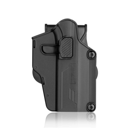 Amomax Holster universel droitier Noir | Zn-Airsoft