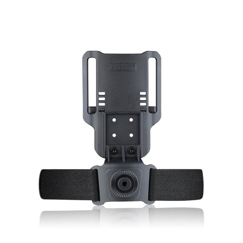 Amomax - Plaque de cuisse pour Holster Per-Fit™ - Noir