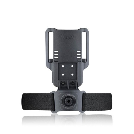 Amomax Plaque de cuisse Per-Fit™ Noir | Zn-Airsoft