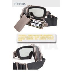 FMA - Lunettes réglables avec ventilateur - Noir