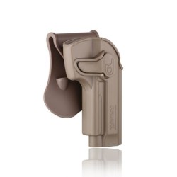 Amomax Holster 360° 92/92FS/M9 FDE – Rigide | Zn-Airsoft