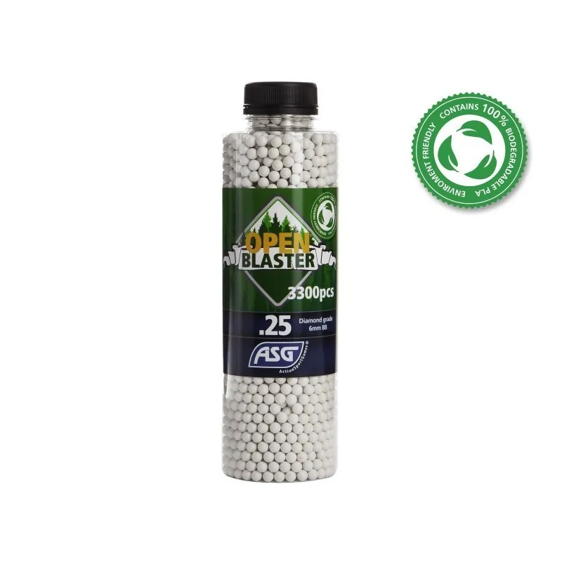 ASG - Billes Biodégradables Open Blaster 0.25g X 3300 bbs ASG - Billes Biodégradables Open Blaster 0.25g X 3300 bbs