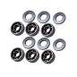 FPS Softair - Bushings à roulement de 8 mm en acier avec roulement ouvert pour A&K MINIMI / M60 / MK43 (B8M60)