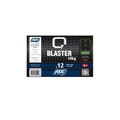 ASG - Billes Blanche Q Blaster 0.25g Vente au poids remplissez votre bouteille