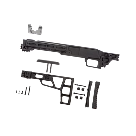 Maple Leaf - Châssis avec crosse pliable Tactique MLC-S2 - VSR-10 - Noir