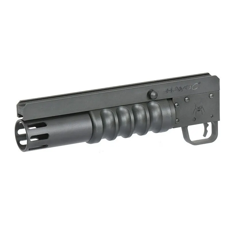 Spike Tactical Havoc EMG lance-grenades airsoft monté sur réplique en situation de jeu Noir