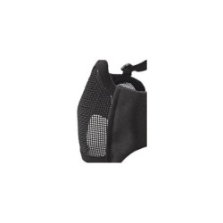 ASG - Masque En Maille Métallique Avec Coussinets De Joues Et Protection Auditive - Noir