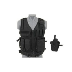 8Fields - Gilet tactique  - Noir