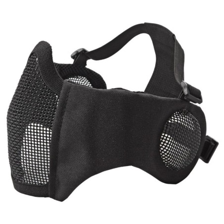 ASG - Masque En Maille Métallique Avec Coussinets De Joues Et Protection Auditive - Noir