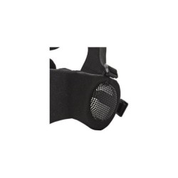 ASG - Masque En Maille Métallique Avec Coussinets De Joues Et Protection Auditive - Noir