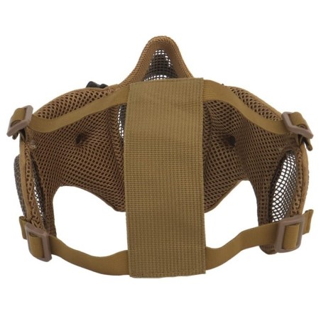 ASG - Masque En Maille Métallique Avec Coussinets De Joues Et Protection Auditive - Tan