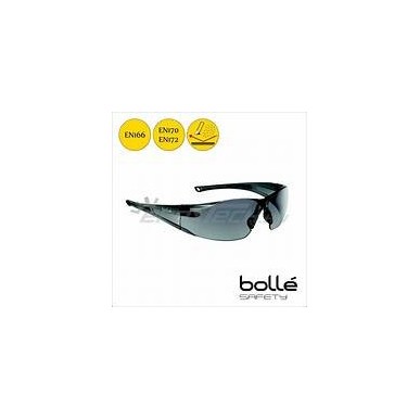 Bollé - Paire De Lunettes De Protection RUSH+ Smoke - Avec Cordon Réglable