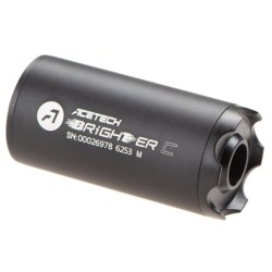 Acetech Brighter C Noir – Traceur Airsoft Compact LED UV | Zn-Airsoft.fr