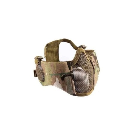ASG - Masque en Maille Métallique Avec Coussinets De Joues Et Protection Auditive - MultiCam