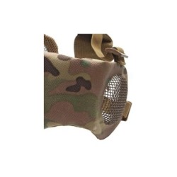 ASG - Masque en Maille Métallique Avec Coussinets De Joues Et Protection Auditive - MultiCam