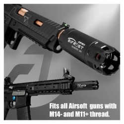 Acetech Bifrost Unit Noir – Traceur Airsoft RGB 14 mm CCW | Zn-Airsoft.fr