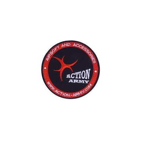 ACTION ARMY - Patch Action army Rouge Et Noir