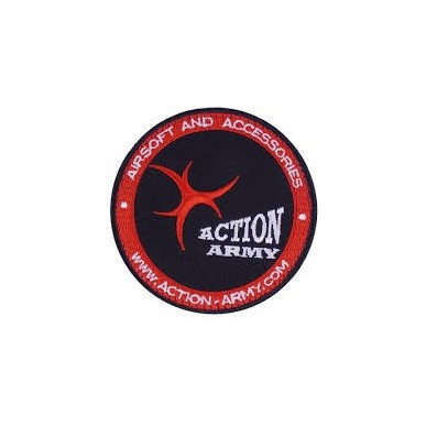 ACTION ARMY - Patch Action army Rouge Et Noir