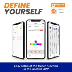Acetech - traceur bifrost unit bluetooth - noir