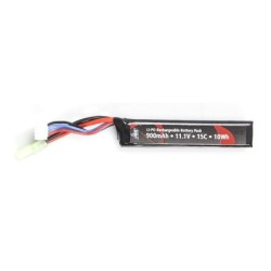 ASG - Batterie LiPo 11.1V 900mAh 15C - Tamiya - Nouvelle version plus court