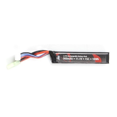 ASG - Batterie LiPo 11.1V 900mAh 15C - Tamiya - Nouvelle version plus court