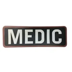 Patch Tactique Medic Blanc | ZN Airsoft
