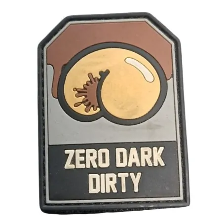Patch Tactique Zero dark dirty Marron | ZN Airsoft