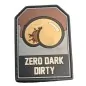 Patch Tactique Zero dark dirty Marron