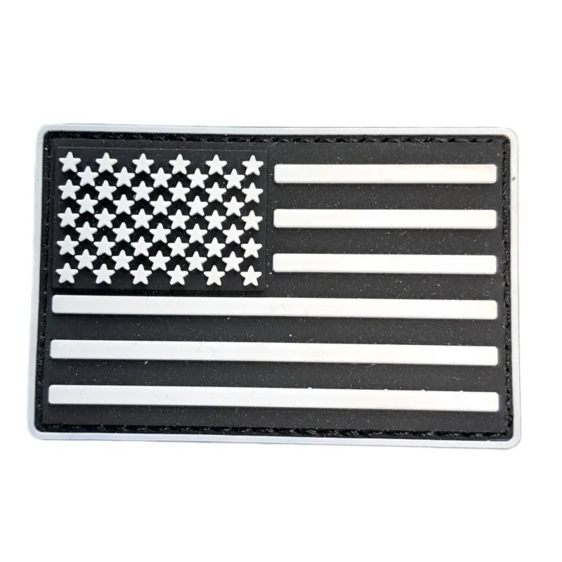 Patch Drapeau Américain Blanc