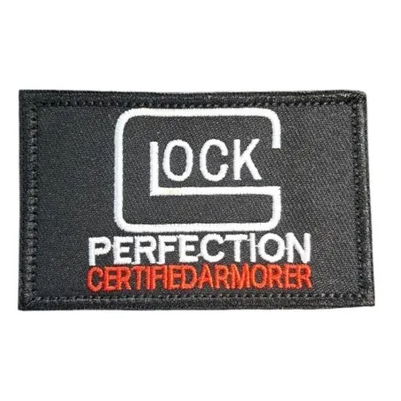 Patch Glock Perfection Blanc | ZN Airsoft