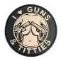 Patch "Guns & titties" — Morale Patch Airsoft