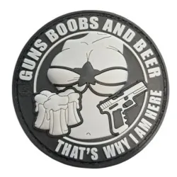 Patch "Guns boobs and beer" - Morale Patch | ZN Airsoft
