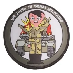 Patch "Un jour je serais militaire" - Morale | ZN Airsoft