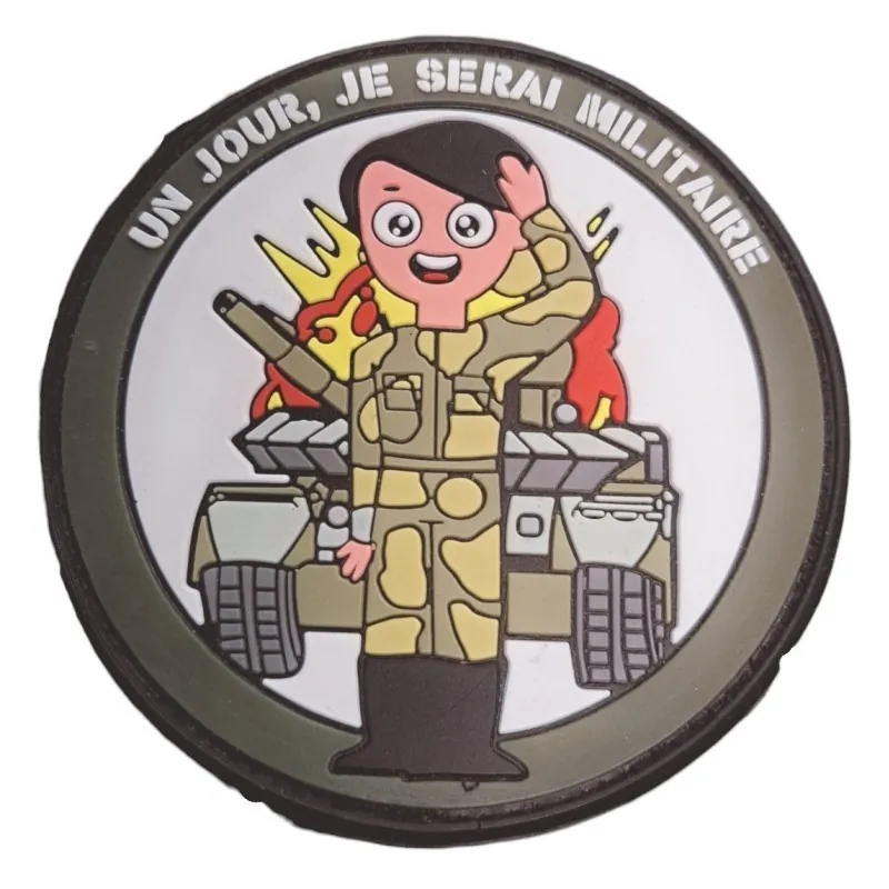 Patch "Un jour je serais militaire" — Morale Patch Airsoft