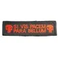 Patch Tactique Si vis pacem parp bellum Rouge