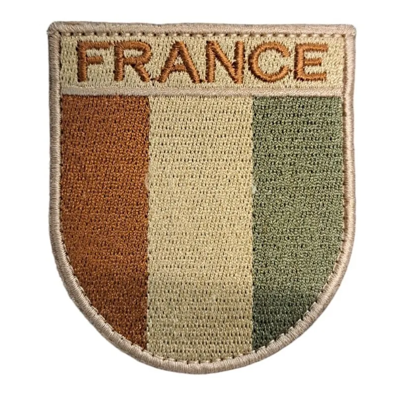 Patch Drapeau Français Tan Patch Drapeau Français Tan