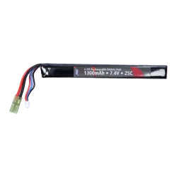 ASG - Batterie LiPo 7,4V 1300 mAh 25C - Tamiya - 1 bâton