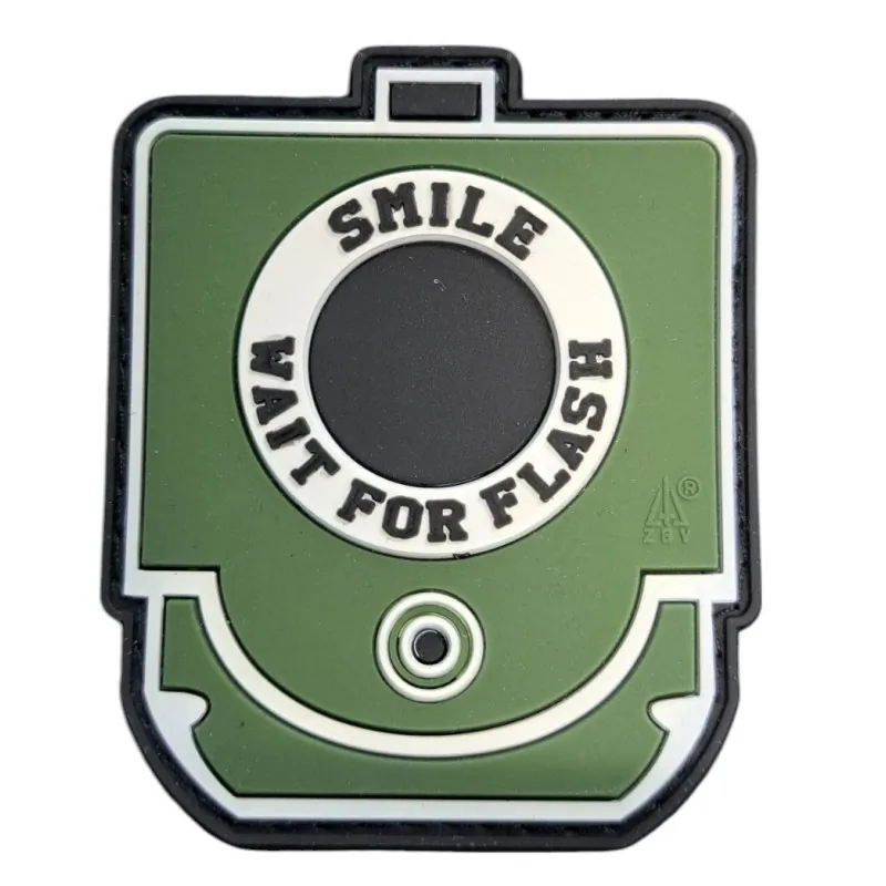 Patch "Smile wait for flash" — Morale Patch Airsoft