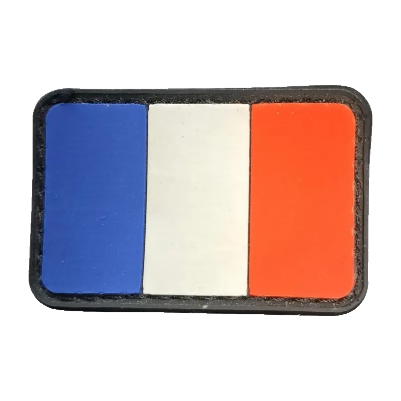 PATCH - Drapeau français PVC - Bleu, blanc, rouge