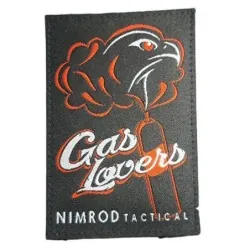 Patch Nimrod Tactical Gas Lovers Rouge | ZN Airsoft