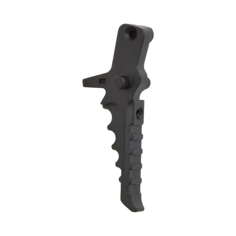 Gâchette droite noire du kit mosfet Kylin V2 DBOYS, vue de trois quarts côté droit
