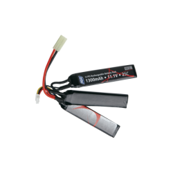 ASG - Batterie LiPo 11.1V 1300mAh 30C - Tamiya - 3 bâton
