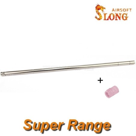 SLONG AIRSOFT - Canon de précision 6,05 mm Super Range pour GBB / AEG - 490mm