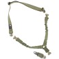 Corso Tactical - Sangle tactique Crossbones 1 Point MK2 - Vert