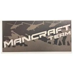 Mancraft - stickers mancraft team - Tan
