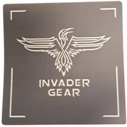 Sticker Invader Gear Gris Gris