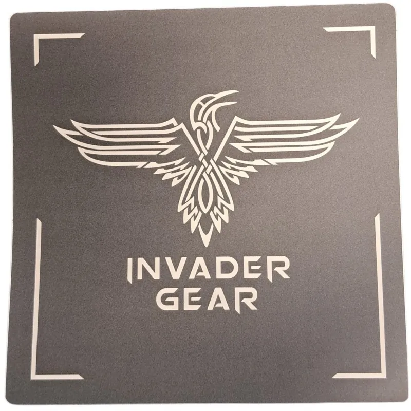 Sticker Invader Gear Gris Gris Sticker Invader Gear Gris Gris