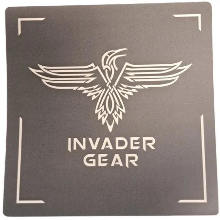 Sticker Invader Gear Gris Gris