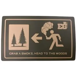 ENOLA GAYE - stickers sort dans la foret - Tan