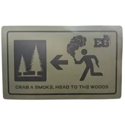 Sticker Enola Gaye Sort dans la Foret Vert